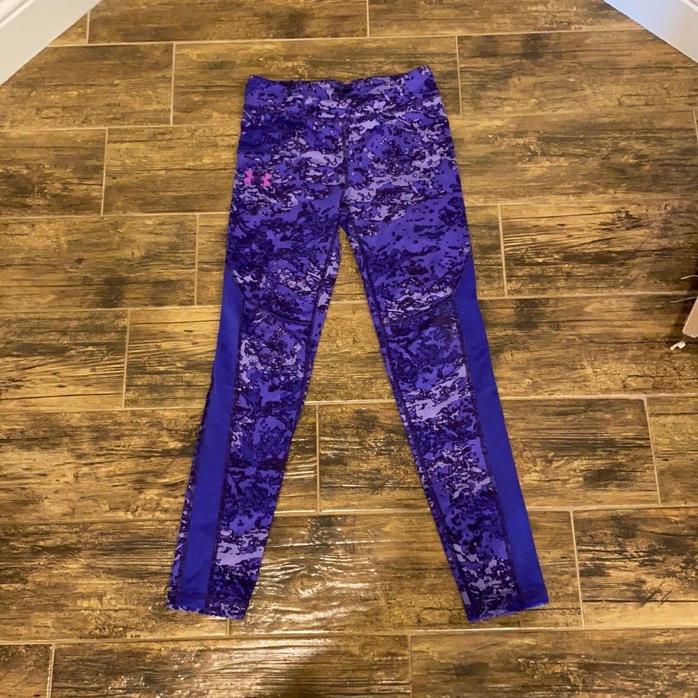 Under Armour purple tights